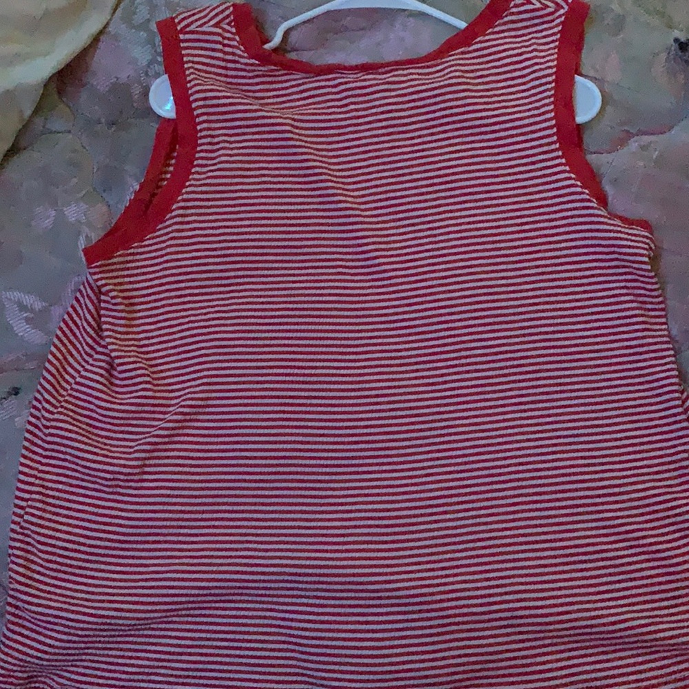 Red Striped Tank Top
